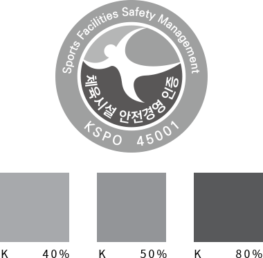 Gray color : K 40%, K 50%, K 80%